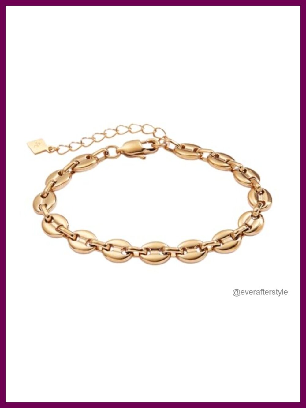 Mariner Link Chain Bracelet Stainless Steel Adjustable Wrist
